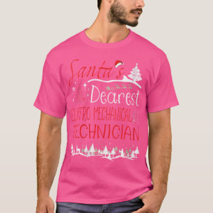 Wo Electro Mechanic Techniker Xmas Job Lustig Ch T-Shirt