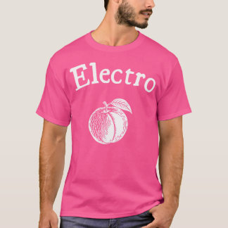 Wo Electro Pfirsich Minimal Art Inspiriert T-Shirt