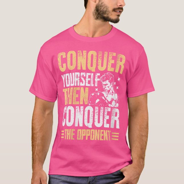 Wo erobert ihr dann den Gegner-Muay T-Shirt (Vorderseite)