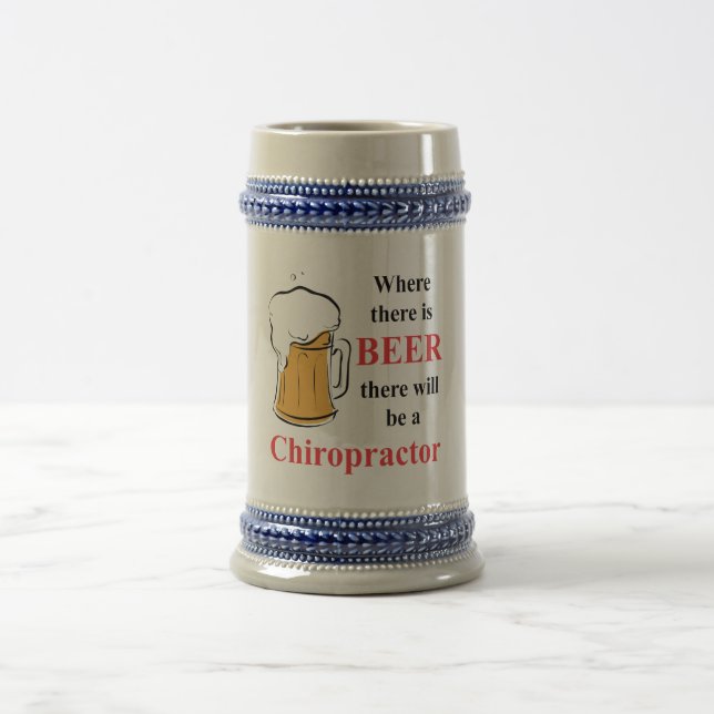 Wo es Bier - Chiropraktor gibt Bierglas (Mittel)