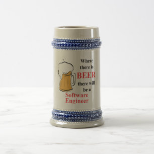 Wo es Bier - Software Engineer gibt Bierglas