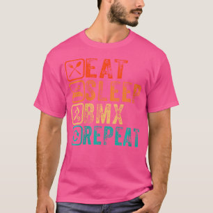 Wo essen Sleep Bmx Wiederholung T-Shirt
