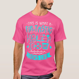 Wo Fintastic Angler Mama Mutter Fischerei Fischer T-Shirt