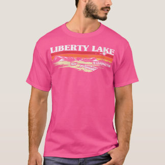 Wo Fischen Camping Seeblick Freiheit L T-Shirt