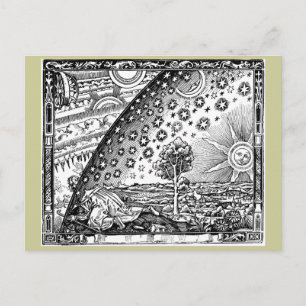 Wo Himmel und Erde sich treffen Postkarte