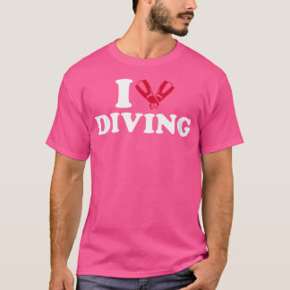 Wo I Liebe Diving T-Shirt