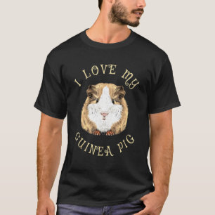 Wo ich meine Guinea Liebe Schwein Niedlich gestört T-Shirt