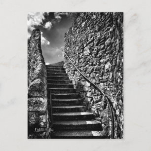 Wo Ihre Schritte auf der Postkarte führen