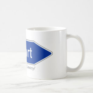 Wo ist Ausfarht, Deutschland? Kaffeetasse