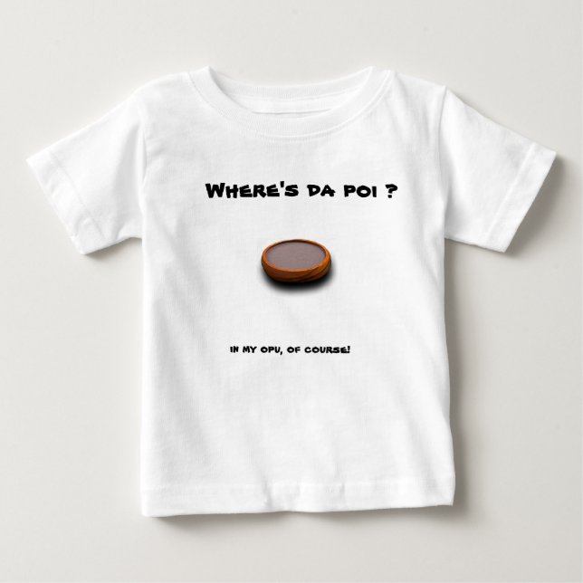 Wo ist da poi? (baby) baby t-shirt (Vorderseite)