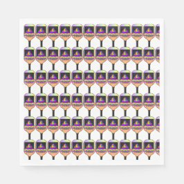 Wo ist das Pickleball? Serviette