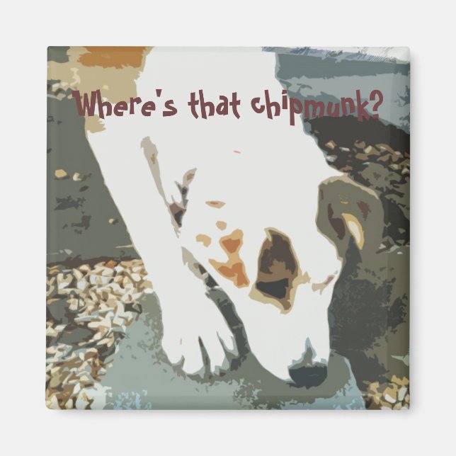 Wo ist der Chipmunk? Magnet (Vorne)