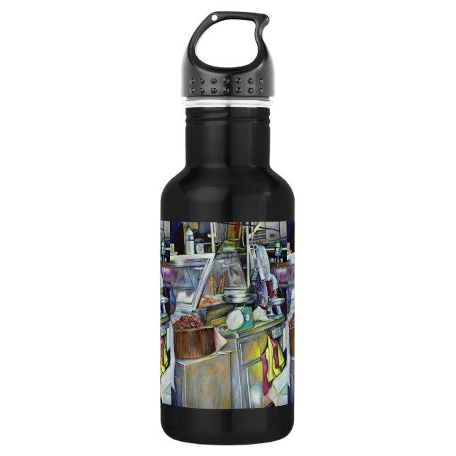 Wo ist der Fischkopf Curry?Singapur Trinkflasche (Vorderseite)