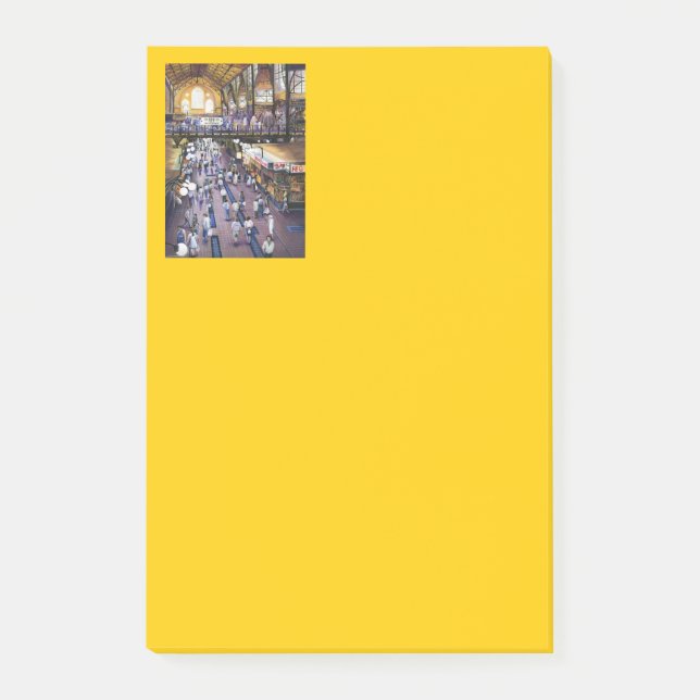 Wo ist der Frauenwasserschrank?Budapest Post-it Klebezettel (Vorderseite)