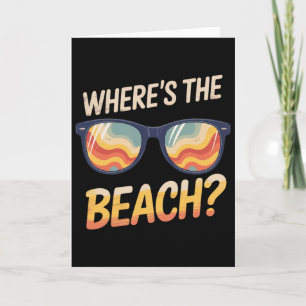 Wo ist der Strand Lustiger Sonnenuntergangswelle O Karte