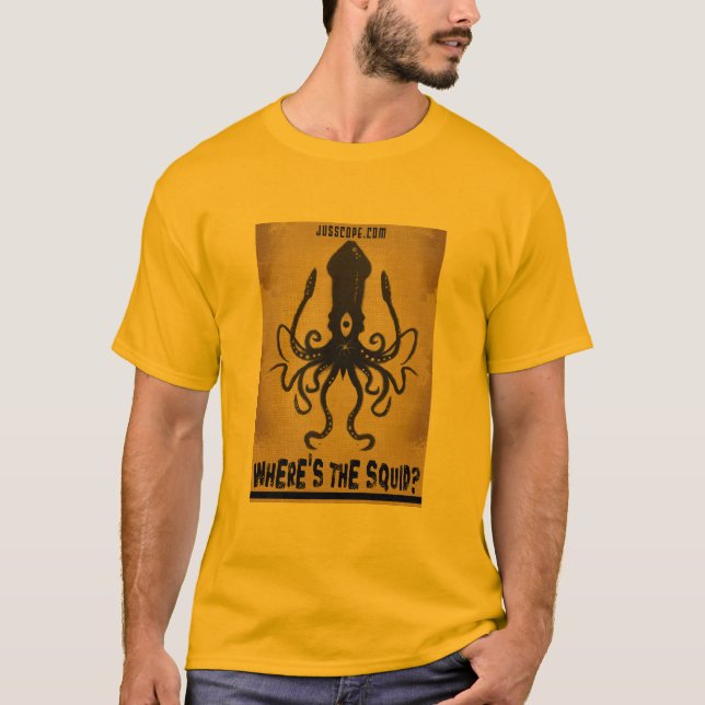 Wo ist der Tintenfisch? T-Shirt (Vorderseite)