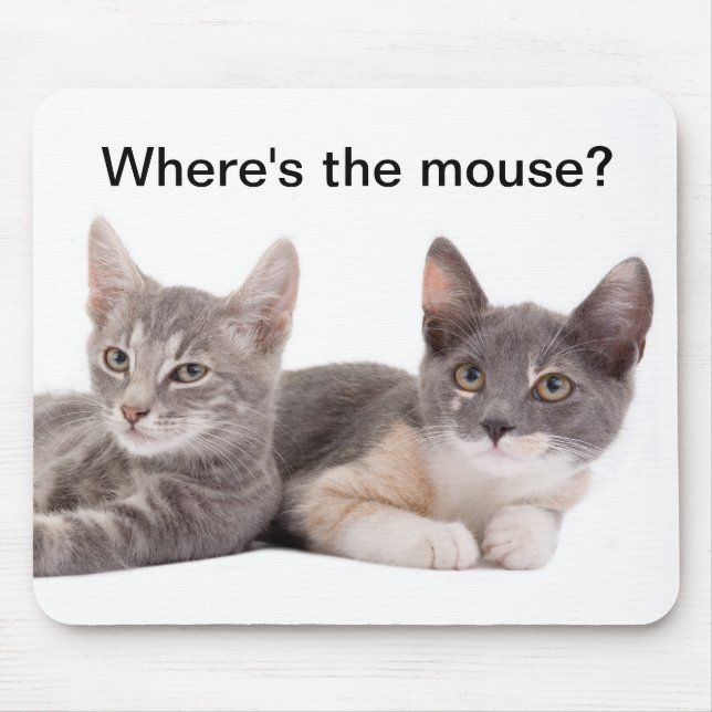 Wo ist die Maus? Niedliches Mousepad (Vorne)