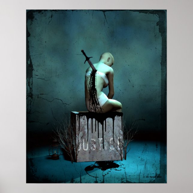 Wo ist Justice Gothic Art Poster? Poster (Vorne)
