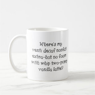 Wo ist mein 10-Zehntel? Kaffeetasse