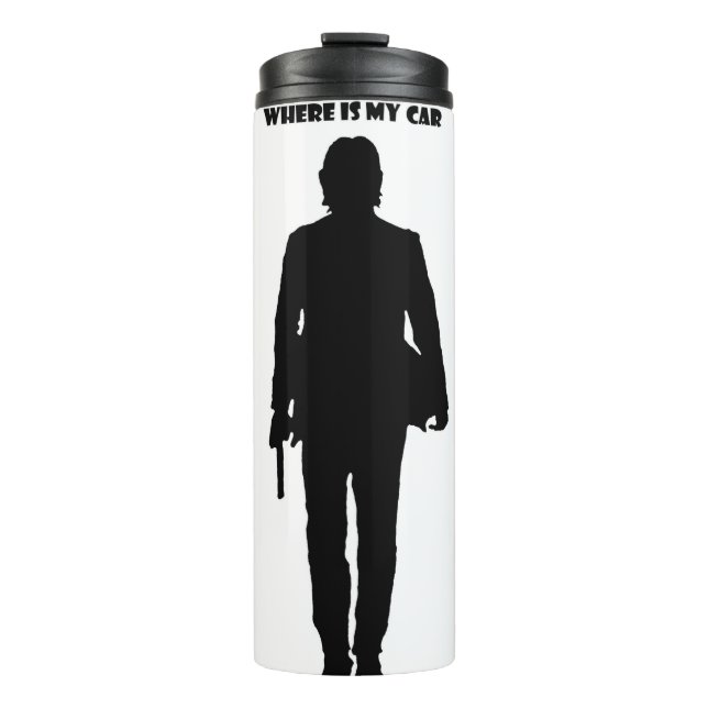 Wo ist mein Auto? Thermosbecher (Vorderseite)