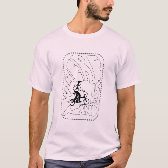 Wo ist mein Geist - Brompton T - Shirt von Blackpi (Vorderseite)