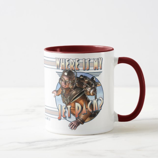Wo ist mein Jet-Satz? Tasse (Rechts)