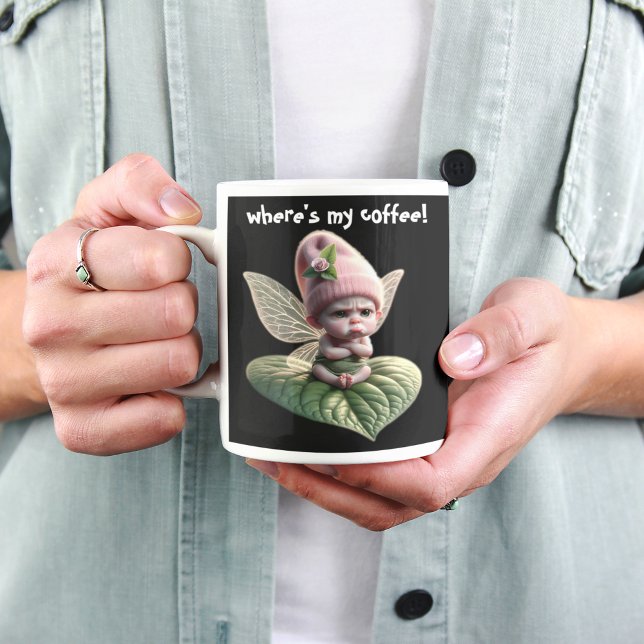 Wo ist mein Kaffee! Jumbo-Tasse (Von Creator hochgeladen)