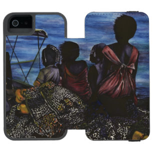 Wo ist Papa? Hafen Insel Incipio Watson™ iPhone 5 Geldbörsen Hülle