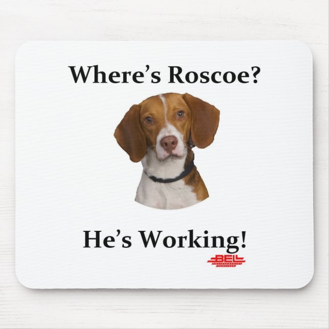 Wo ist Roscoe? Mousepad (Vorne)