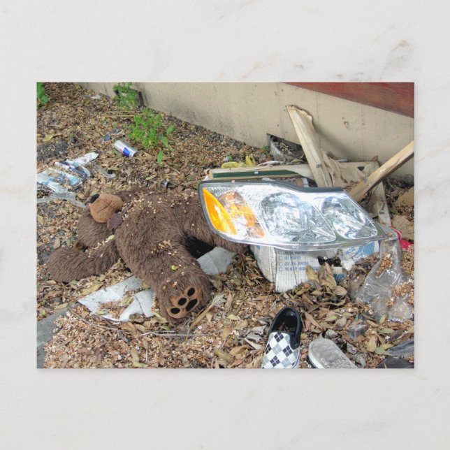 Wo ist Ted schiefgegangen? Postkarte (Vorderseite)