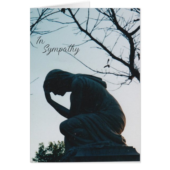 "Wo ist Trauer?" Sympathiekarte (Vorne)