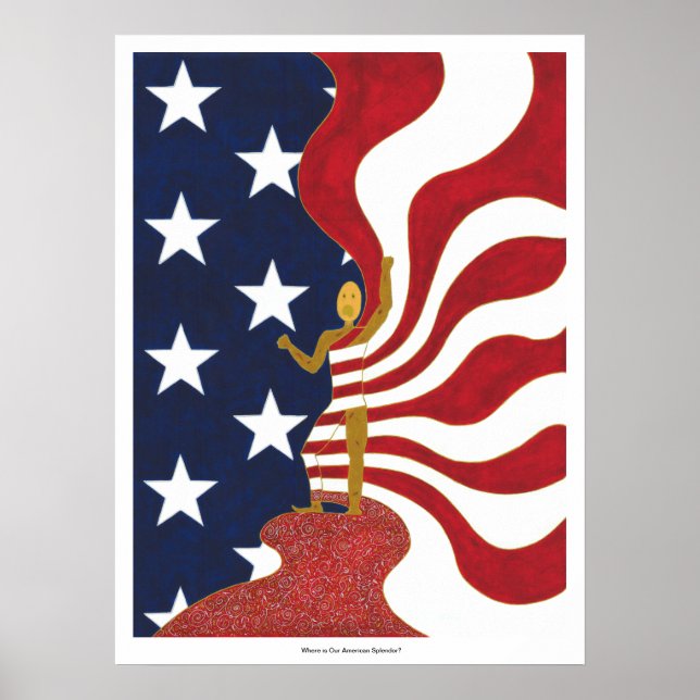 Wo ist unser amerikanischer Splendor? - Drucken Poster (Vorne)