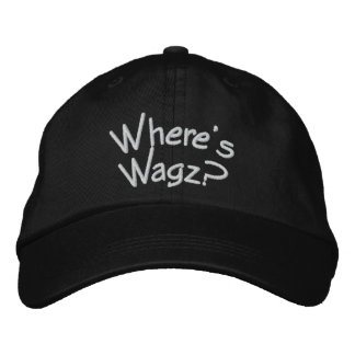 Wo ist Wagz? Bestickte Baseballkappe