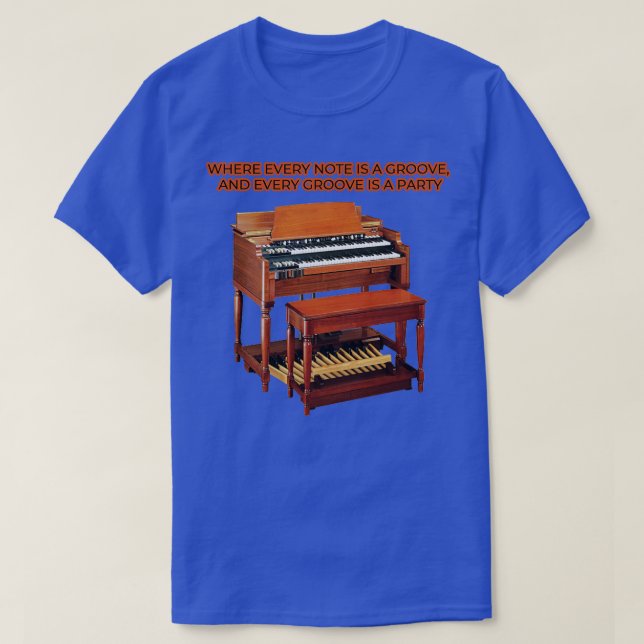 Wo jede Note ein Groove und jeder Groove ist T-Shirt (Design vorne)