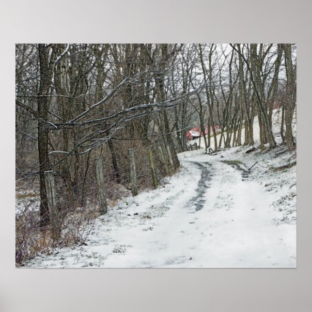 Wo kann die Straße Sie hinbringen? Poster (Vorne)