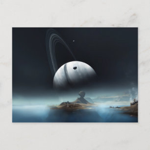 Wo laute Gewässer flüstern Postkarte