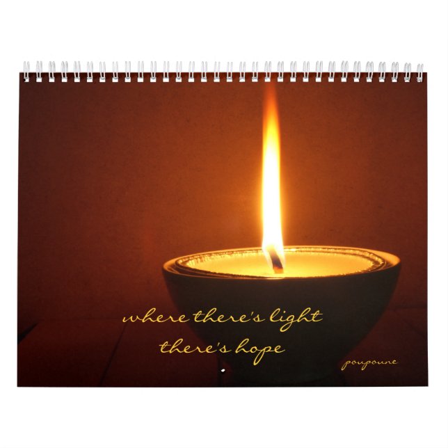 wo Licht ist Hoffnung Kalender (Titelbild)