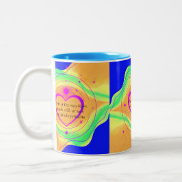 Wo Liebe sich sammelt, bleibt Dankbarkeit | Valent Zweifarbige Tasse