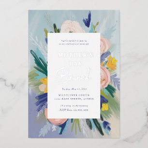 Wo Liebe zum Muttertagsbrunch wird Folieneinladung