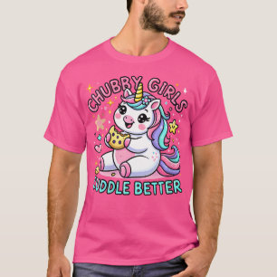 Wo lustige mollige Mädchen kuscheln besser Süßes E T-Shirt
