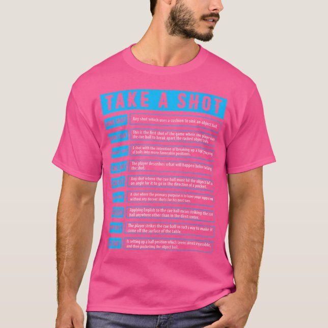 Wo machen einen Shooting Billiard 8 Ball Pool Bill T-Shirt (Vorderseite)