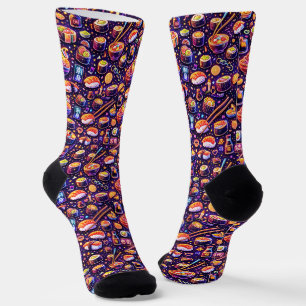 Wo man coole Socken 00378 Sushi-Themen-Socken kauf