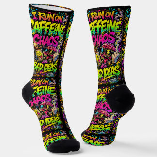 Wo man coole Socken kauft 00350 Caffeine Chaos Soc