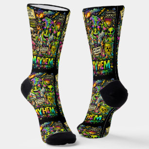 Wo man coole Socken kauft 00359 Mayhem Socken