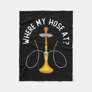 Wo mein Haus bei Funny Hookah rauchen Shisha rauch Fleecedecke