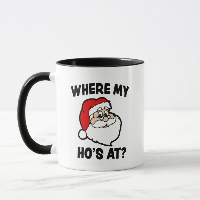 Wo mein Hos an der lustigen Tasse (Links)