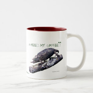 Wo meine Kaffee Grouchy Chamäleon-Tasse ist Zweifarbige Tasse