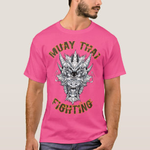 Wo Muay Thai Boxing Mixed Martial Arts Dragon T-Shirt