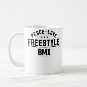 Wo Peace Love FreeBmx FreeBmx Fahrer Kaffeetasse