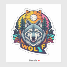 Wo Qualität auf Kreativität trifft Wolf Sticker